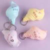 Mini Conch Shell Horn Keychain with Voice Recorder Cartoon Toy Pendant for Bags Backpacks Novelty Phone Charm Grab Machine Prize Fun Gift for Kids
