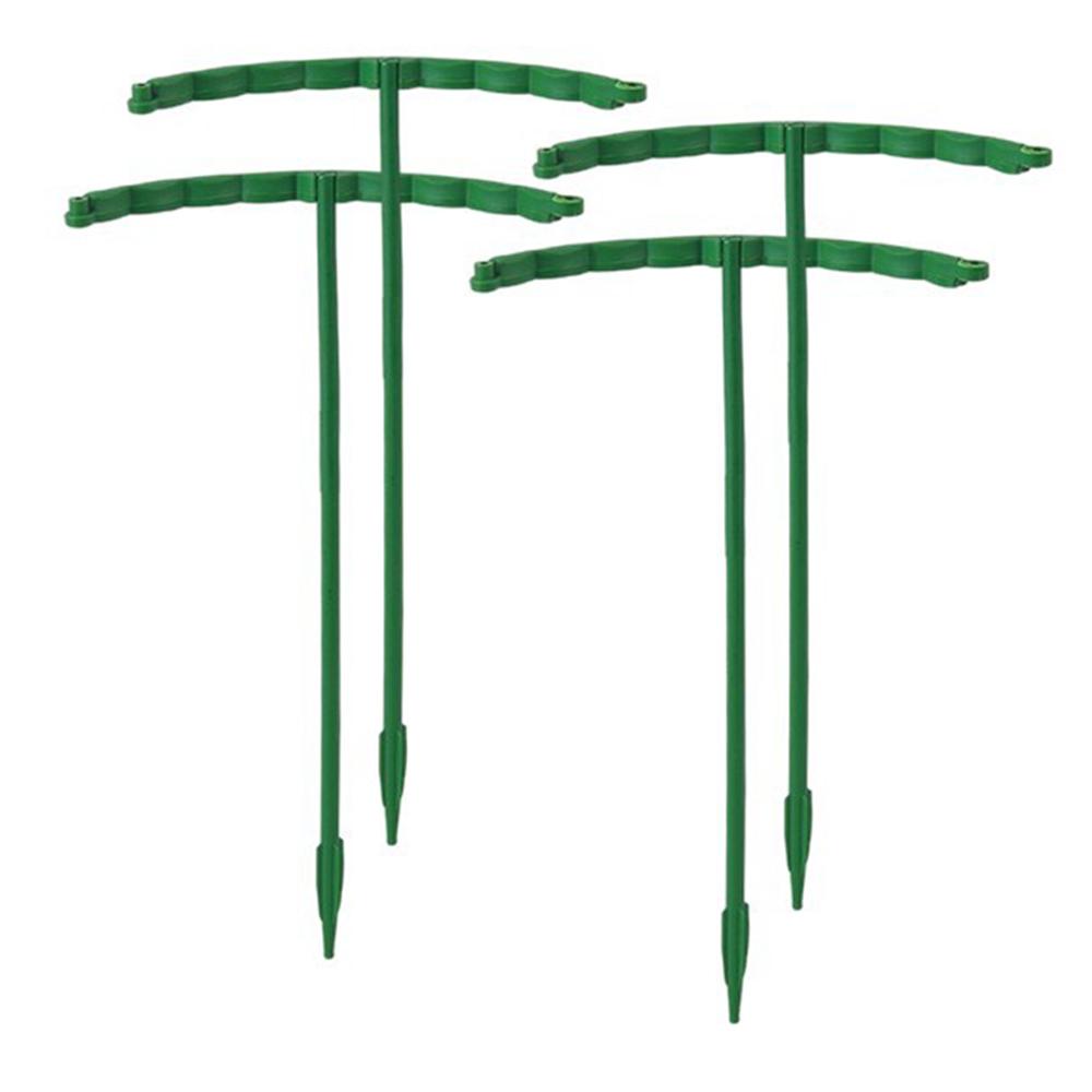 16PCS Plastic Plant Support Pile Stand Plant Support Pile for Flowers Greenhouses Arrangement Fixing Rod Holder Garden Tools