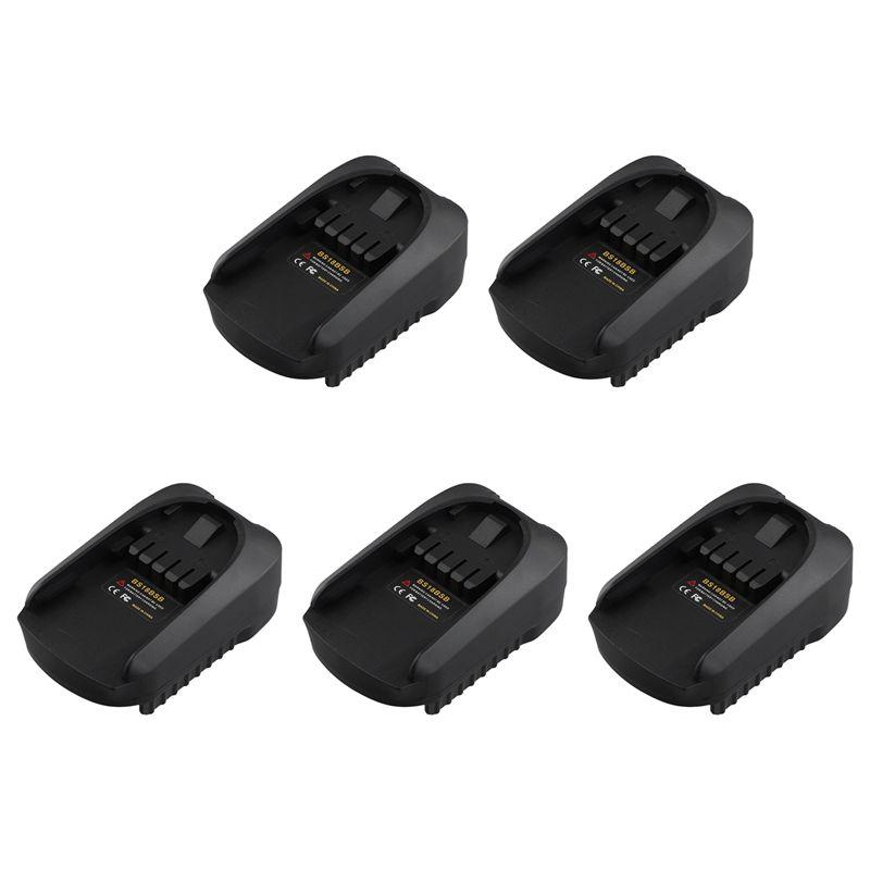 

ABUL-5X BS18BSB Battery Adapter For Li- Battery BAT609 To For 18V Tool Replace Adapter чёрный
