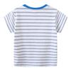 Little Maven Baby Boys Children's Clothing Tops Tees 2026 New Summer Cartoon Excavator Striped T Shirts Teenagers  T-shirts