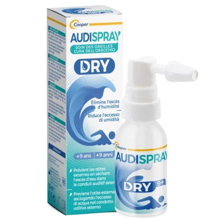 Spray oreille séchant - Audispray - Dry - 30 ml - Prévention humidité - Apaisant peau