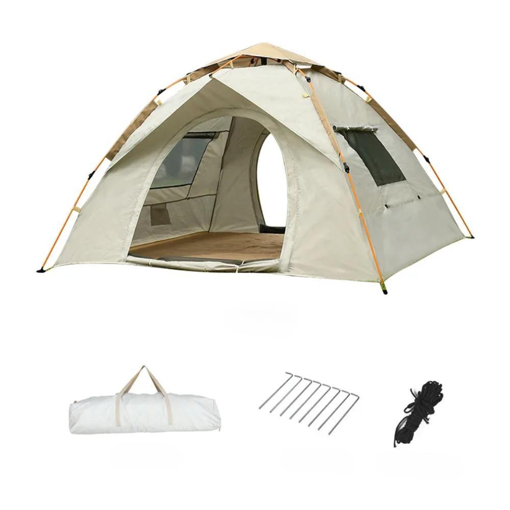 Travel Family Rainproof Windproof 1-4 Person Fully Automatic Tent Camping Sunshade Awning Shelter Beach Easy Open Hiking Tents