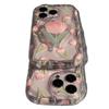 High End Style Niche Tulips Apple 14Plus Mobile Phone Case IPhone 13 Cream Pattern 14Pro Elegant and Beautiful