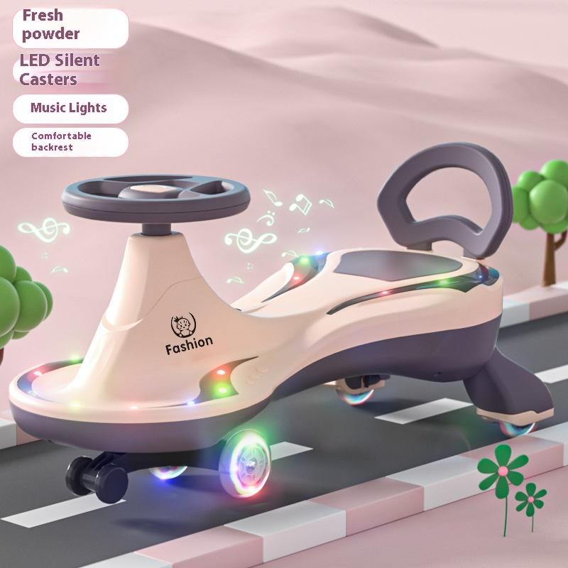 

Детская машина-каталка, милая машина-йо-йо, игрушки против опрокидывания для мальчиков и девочек, детская машина, самокат для малышей 1-3 лет