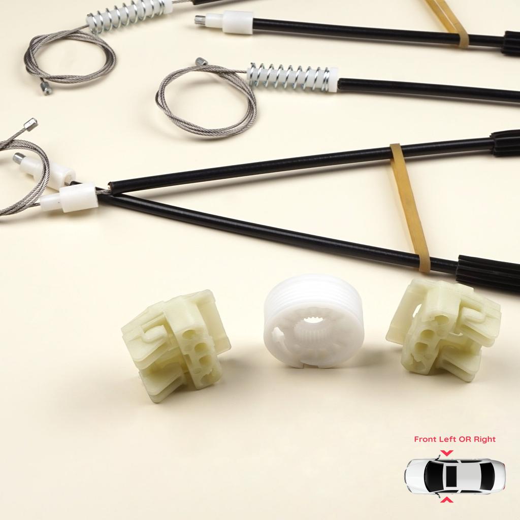 EWR557 Elektrischer Fensterheber Reparaturset Links oder Rechts für Seat Ibiza MK3 6L1 2002-2008 3-Türer HB Coupe 6L3837461 6L3837462