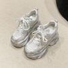 Fashion 10.5CM High Platform Sneakers Women New 2025 Mesh Shoes Comfortable Casual Chunky Shoes Wedge Heels Breathable Sneakers