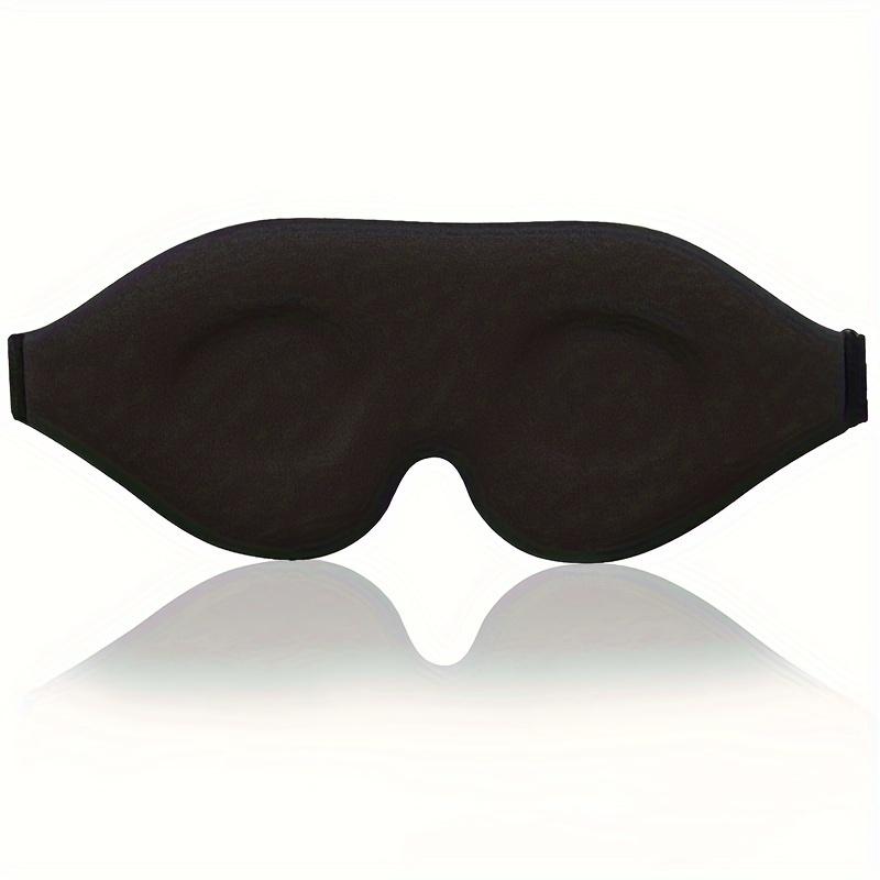 Antifaz de Dormir Contorneado, Ligero y Cómodo, Ideal Para Dormir Profundamente y Relajación, Cubreojos Suaves Ajustables Para Yoga, Viajes y Uso Diario