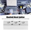 Pneumatic Manifold Air Distribution Block Connector Splitter G1 2 Input G1 4 Output 30x30mmSY30-02-3F