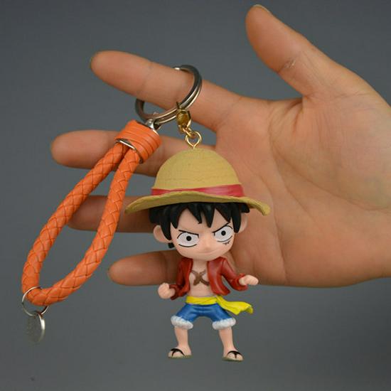 Piraten Schlüsselanhänger Geschenk: Blind Box Anime-Figuren - Monkey D. Luffy, Zoro, Chopper, Ace