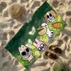 Cartoon Kawaii L-Lipufriends Towel Soft Lightweight Anti-Sand Large Beach Towel Quick-Drying Bath Sports Family
