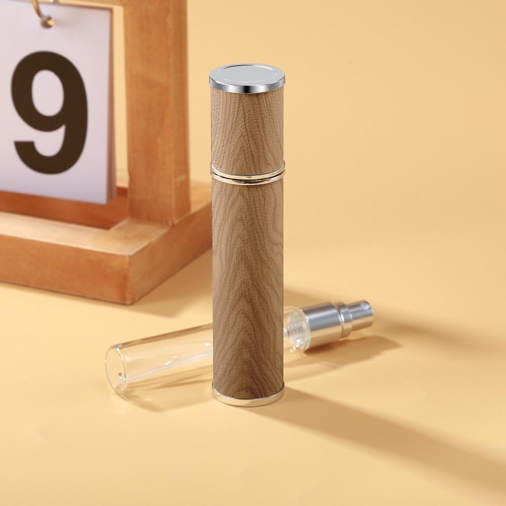 Wood Grain Spray Bottle 10ml Perfume Atomizer Bottle Ultra-fine Mist Fragrance Container Travel