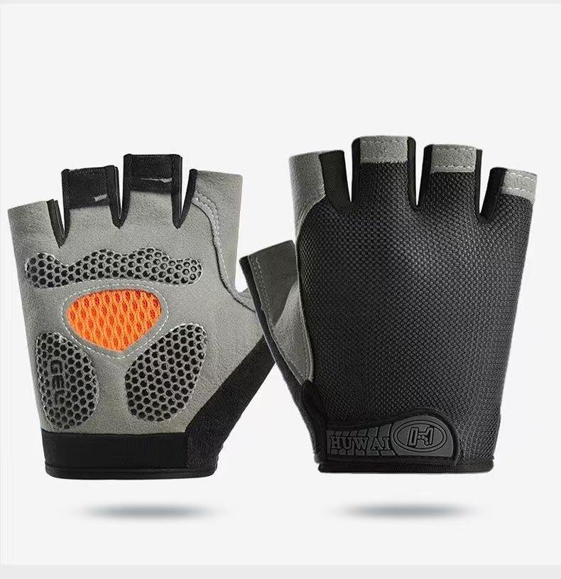 Cycling Motorcycle Gloves for Men Women Breathable Anti-slip Fitness Gym Gloves MTB Bicycle Gloves Summer Sport Fingerless Glove