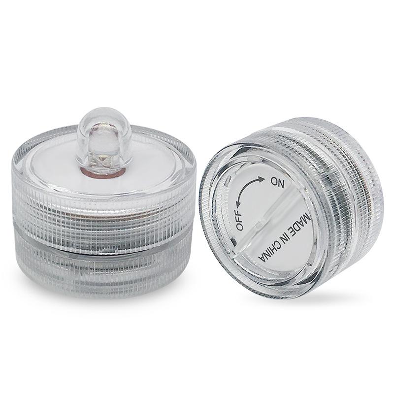 Luz Noturna Compacta Mini Aquário LED com Efeito de Vela de Sete Cores