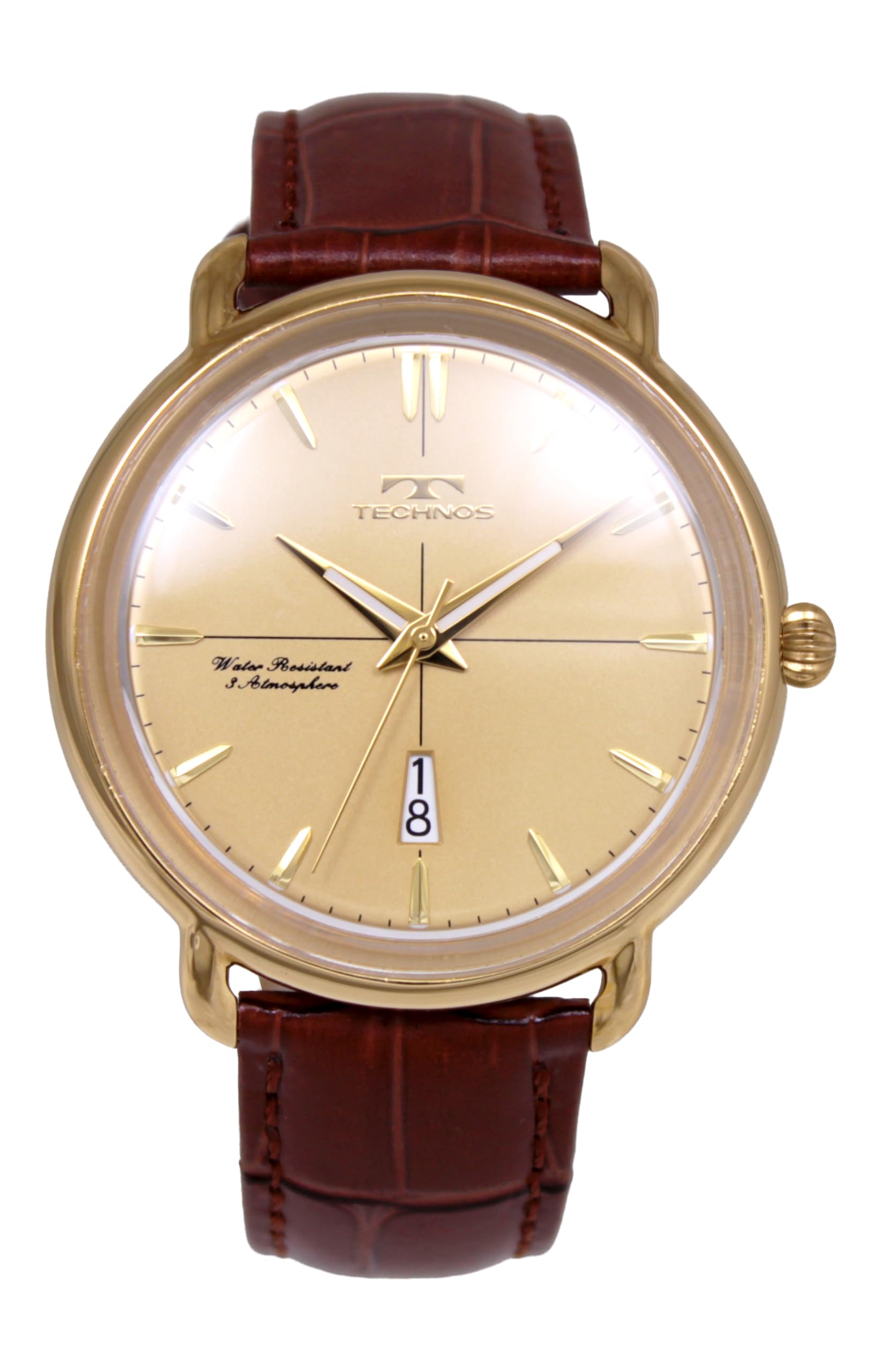 

TECHNOS Watch Date 100th Anniversary Model T6C37GC [TECHNOS] золотий
