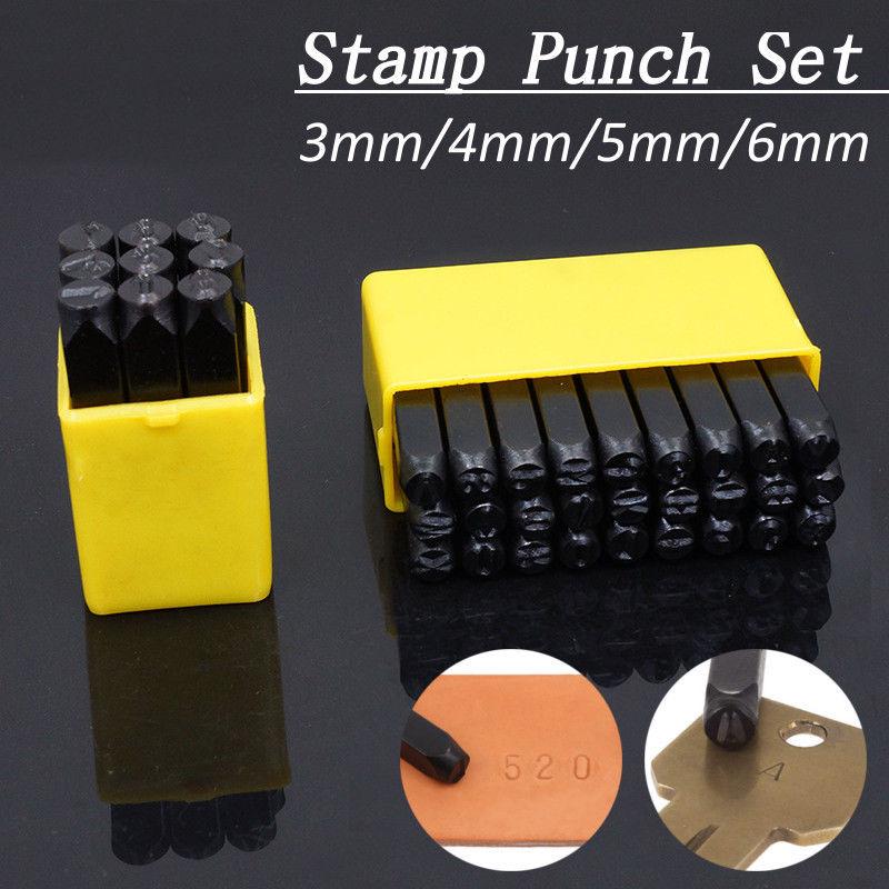 Stamps Numbers OR Letters Alphabet Set Punch Steel Metal Leather Tool Case Craft