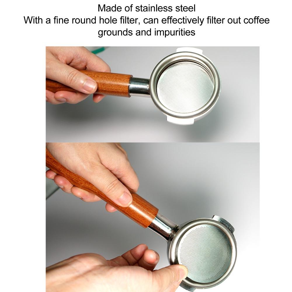 Ensemble 2 Pièces Acier Inoxydable 304 Écran pour Marc de Café Écran Filtre à Café Infusion de Café