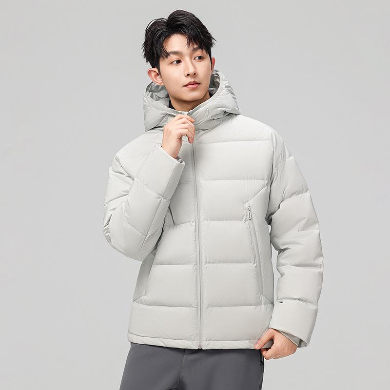 Custom Logo 50% White Duck Down Outdoor Sports Jacket Men/Women - Autumn/Winter Warm Plus Velvet