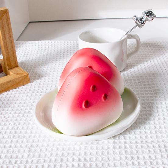 1/2/3/5Pcs Simulation Watermelon Piece Squeeze Toy Stress Relief Fruit Pinch