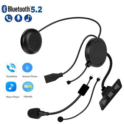 Bluetooth 5.2 náhlavná súprava na motocyklovú prilbu Bezdrôtový handsfree stereo hudobný prehrávač Moto slúchadlá Redukcia hluku Slúchadlá s mikrofónom