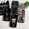 Rottweiler Doberman Guard Dog Phone Case for Xiaomi Poco C40 C51 C50 C55 C65 C71 C75 C85 F8 F7 F6 F5 F3 F2 X7 X6 X4 X3 X2 M7 M6 M5 M4 M3 M2 Pro