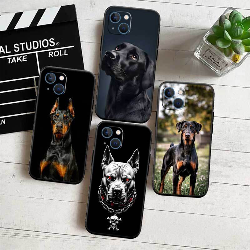Rottweiler Doberman Guard Dog Phone Case for Redmi Note 12 12S 12C 13 13C 13R 14 14S 14R 14C 11A 13X A3 A3X A4 A5 Pro Max Plus