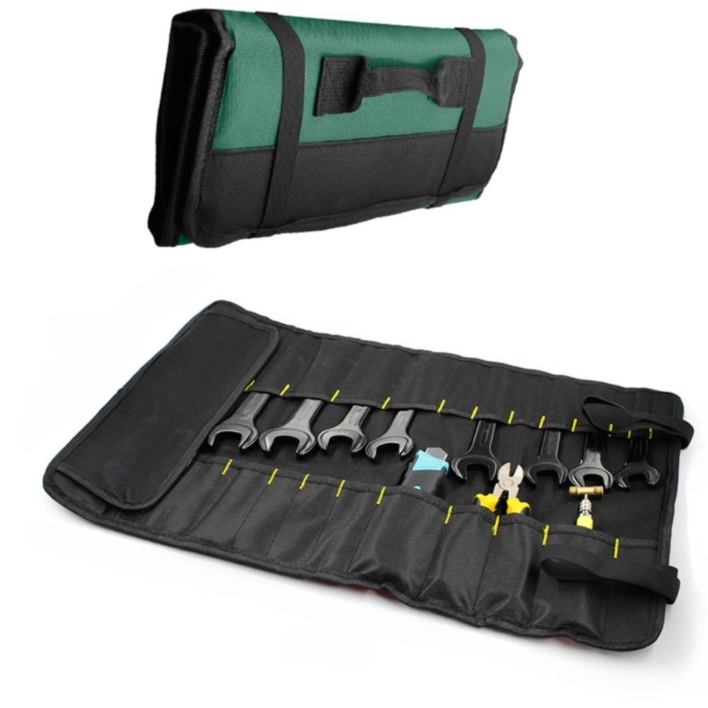 Waterproof Tool Bags 22 tool pockets+1 zipper bag Multi Pockets Organizer Tool Roll  Mechanic