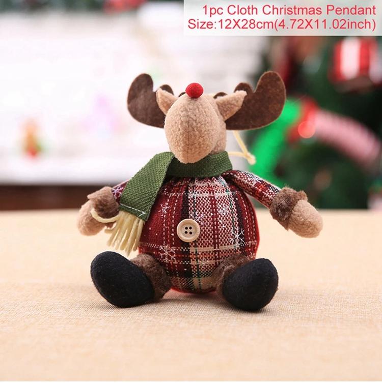 2025 Decor Table Elk Doll Christmas Ornaments Xmas Navidad Gifts Santa Claus Doll Chirstmas Decorations Home Happy New Year 2025