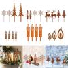 Metal Christmas Garden Decoration Stakes for Plant Pots Yard Decors Yard Stakes Christmas Decors for Garden Yard Lawn