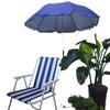 1pcs Beach Chair Umbrella with Universal Clip, Adjustable UPF 50+ 360° Beach Umbrella, Portable Golf Umbrella for Beach Camping Patio