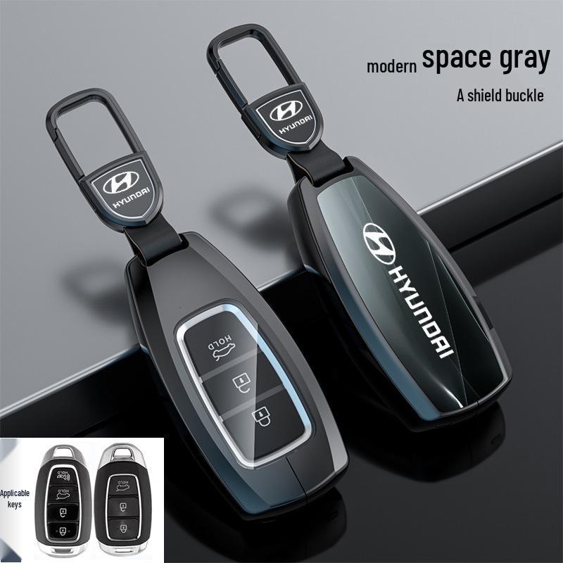 Hyundai Tucson Palisade IONIQ Nexo L Key Case Snap Button Shell