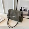 Casual flip chain shoulder bag summer new simple large-capacity bag trendy versatile messenger bag
