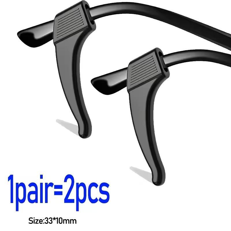 2/40pcs Silicone Ear Hook Anti-slip Glasses Leg Ear Sleeve Bracket Fastener Sunglasses Accessories Grip Anti-fall Eyewear Holder