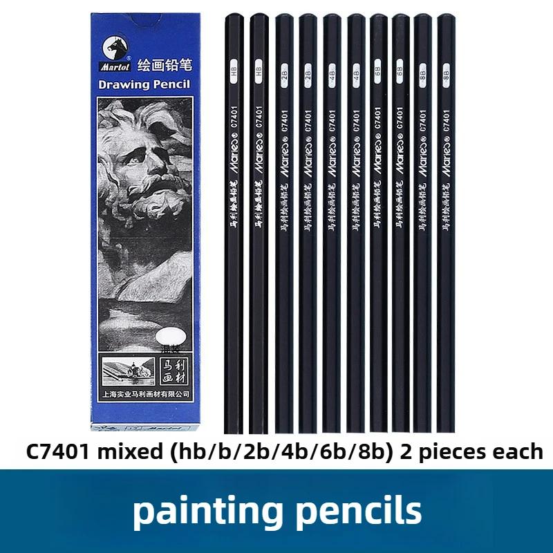 Pencil Soft Charcoal Pen Professional Sketch Charcoal Painting Brush Soft Carbon Pen Painting Supplies for Art Students