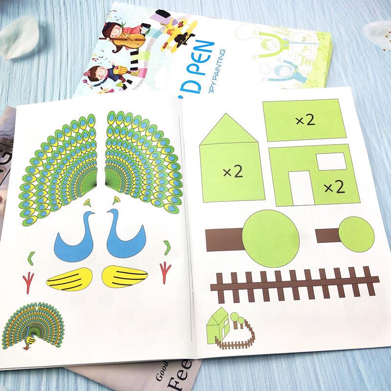 3D-Druckstift Starter-Set: Fotoalbum, dreidimensionales Papier, Graffiti-Stift und Kinderkopierpapier.