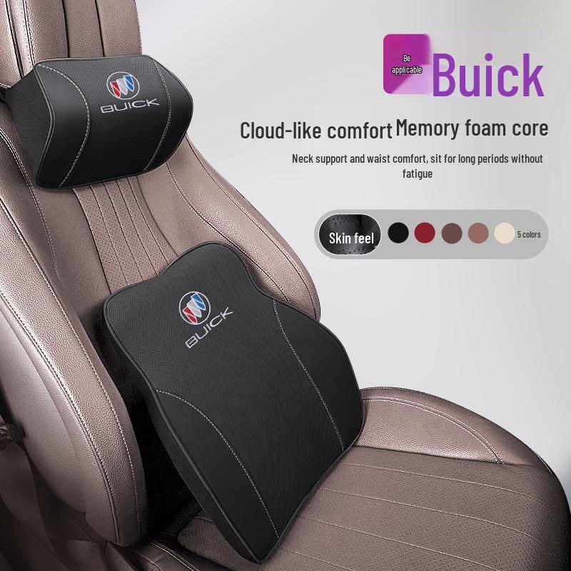 Buick Regal, Excelle, Envision, Encore Car Headrest Neck and Lumbar Support Pillow
