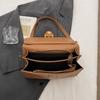 Luxury Retro Lychee Pattern SquareHandbags for Women 2026 New Style Versatile Commute One Shoulder Crossbody Bags PU Pouch