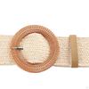 Rattan Waist Belt with Wooden Buckle