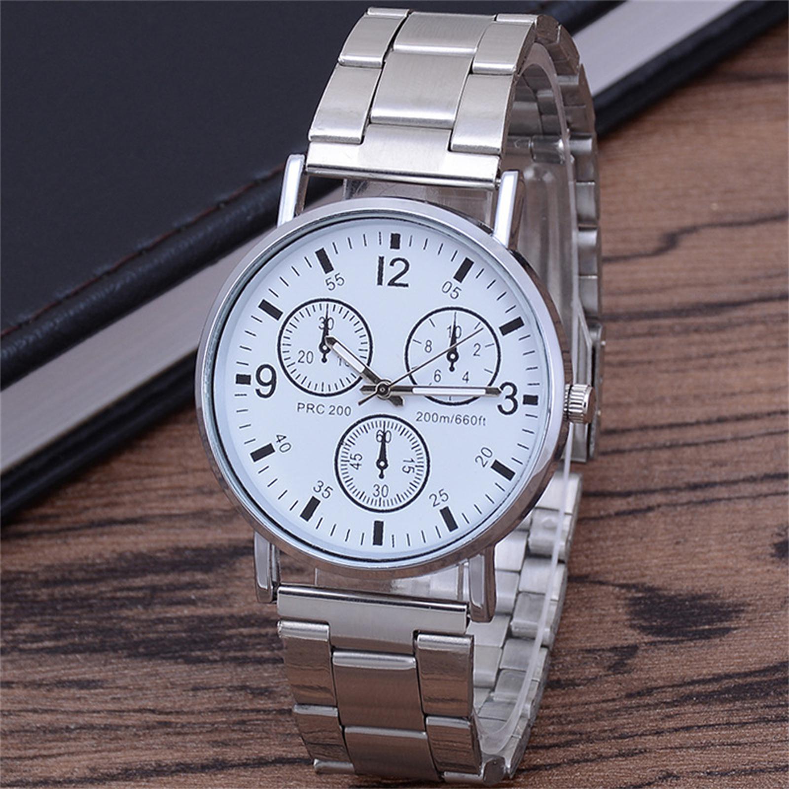 

Men s Waterproof Luminous Running Alarm Clock Watch One Size