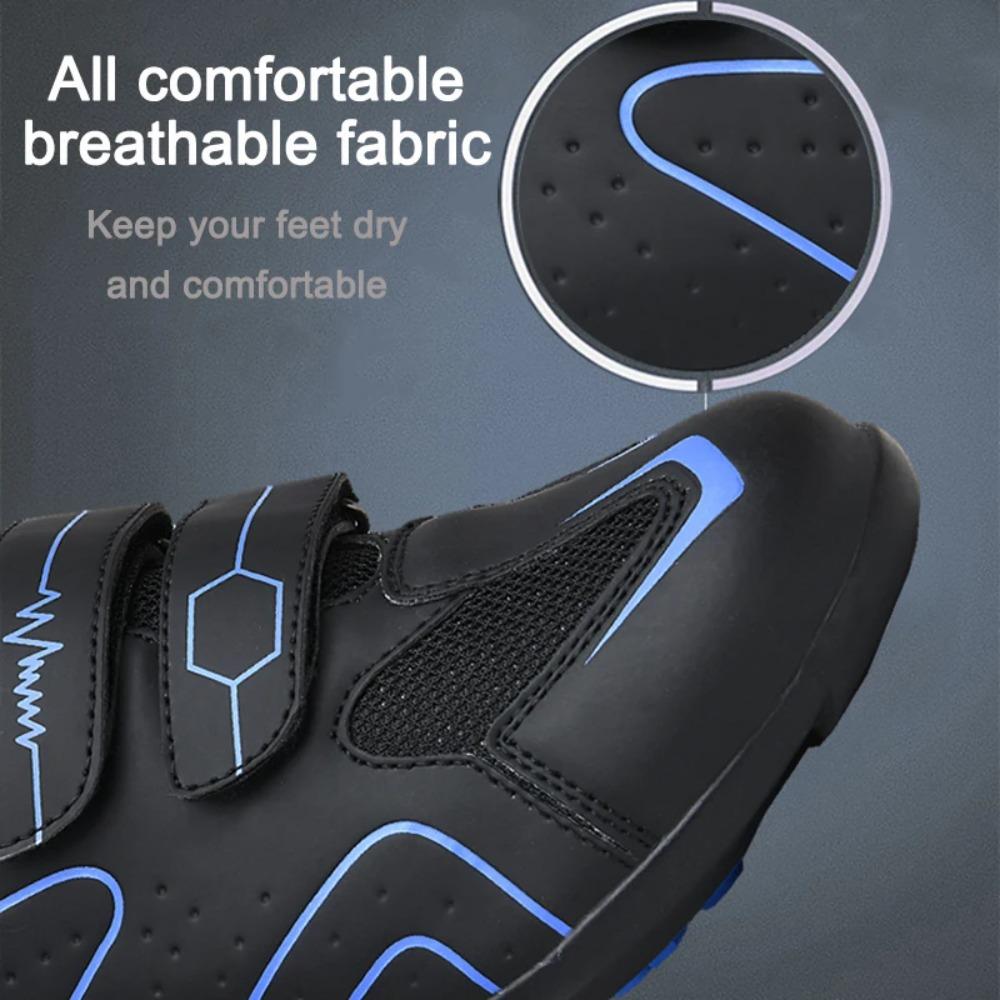 Men's Outdoor Rubber Soled Cycling Shoes Comfortable Breathable Indoor and Outdoor Training Rubber Soled Cycling Shoes