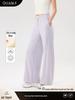 Women's High-Waisted Modal Pants, Comfortable Two-Way Wear for Autumn/Winter