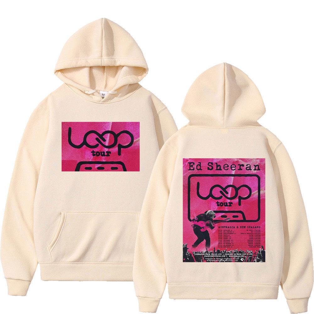 Ed Sheeran Loop Tour Australia and Zealand 2026 Tour Hoodie Unisex Fashion Pullover Casual,oversized Hip-hop Sportswear