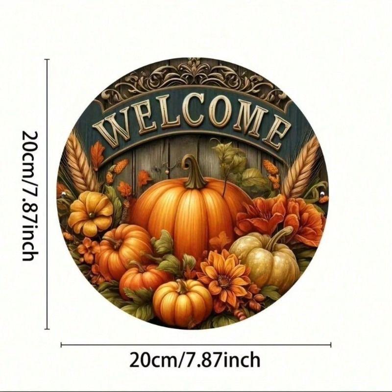 Decorative Metal Wall Art Sign 20x20 Cm Tin Painting