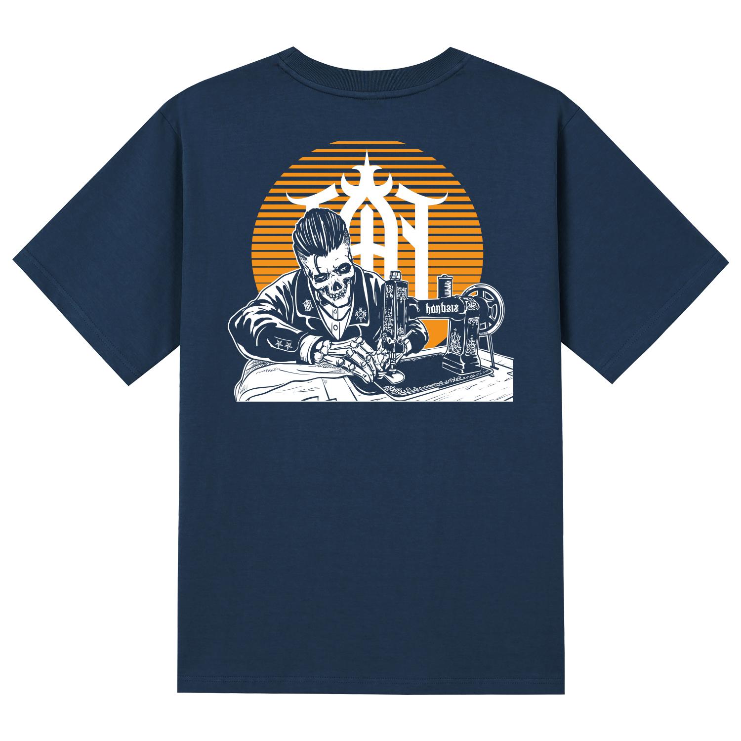 Khan 6312 Ktn0157 Khan Custom Style Short Sleeve T-Shirt - Navy Gray/L
