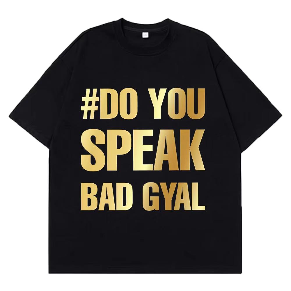 

Singer Bad Gyal 2026 Tour Print Tshirt Unisex Women Vintage Shortsleeved Tshirts Hip Hop Casual Aesthetic Trend ONeck Tshirts M