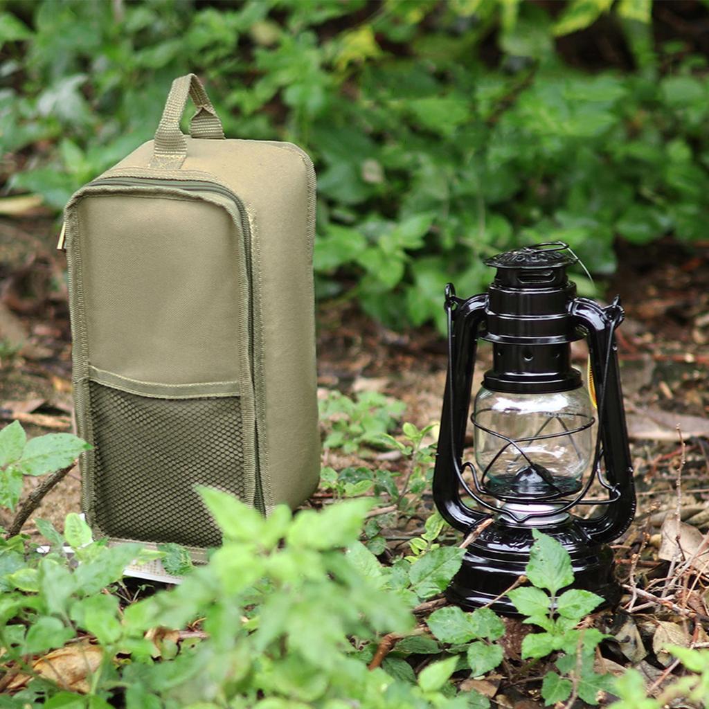 Kerosene Lantern Holder Outdoor Camping Lanterns Storage Bag Lantern Storage Bag Kerosene Lamp Bag Vintage Oil Lamps Bag