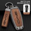 Zinc Alloy Leather Car Key Case Byd Song Plus Atto 3 Han Ev Dolphin Tang Dm Qin Yuan Dolphin Key Holder Car Key Case Key Chain