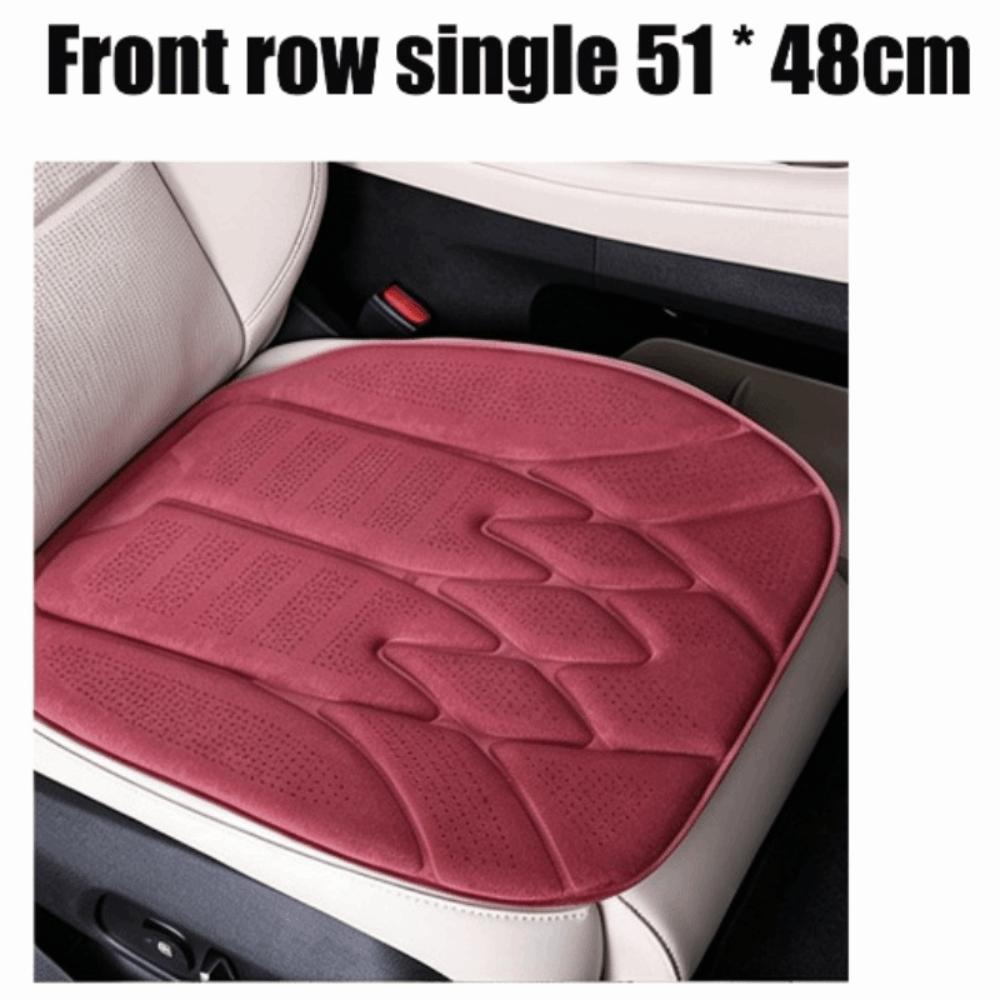 Stitched Car Seat Cushion Microfiber Faux Suede Seat Protector Auto Seat Cover Universal