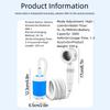Built-in Battery Camping Shower Pump Rechargeable Shower Head