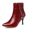 Sexy Ankle Boots Women Pumps Shoes for Autumn Pointed Toe 8cm Thin High Heels Women's Boots Custom Botas De Mujer WSH4137