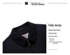 Winter Cashmere Jacket with Woolen Down Liner for Middle-Aged & Elderly Men - Short Stand Collar